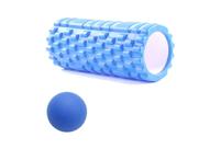 KIT Rolo Liberação Miofascial E Bola Massagem Lacrosse KIT Rolo Liberação Miofascial E Bola Massagem Lacrosse