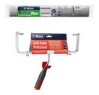 Kit Rolo Pintura Resimax 46cm 5mm + Garfo Duplo Atlas