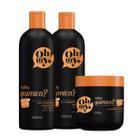 Kit Rolou Química Oh My! Shampoo Condicionador Máscara 500g