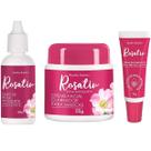 Kit Rosativ skincare 1 Creme Facial Clareador Rosa Mosqueta 55g 1 Óleo De Rosa Mosqueta 30mL 1 Creme Regenerador Olhos 15g