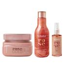 Kit Rose Gold Hobety Shampoo 300ml+Máscara 300g+Finalizador 60ml Kit Rose Gold Hobety Shampoo 300ml+Máscara 300g+Finalizador 60ml