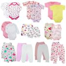 Kit Roupa de Bebê 20 Pçs Enxoval Recém Nascido Calça e Body