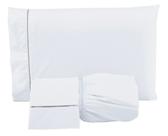 Kit Roupa de Cama Casal 3 Peças 400 Fios Toque de Cetim