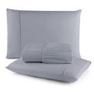 Kit Roupa de Cama Lençol Casal King 3 Peças 400 Fios Micropercal Com Elástico Super Macio Kit Roupa de Cama Lençol Casal King 3 Peças 400 Fios Micropercal Com Elástico Super Macio