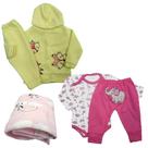 Kit Roupa para Bebê Inverno 5 Peças Saída de Maternidade Kit Roupa para Bebê Inverno 5 Peças Saída de Maternidade