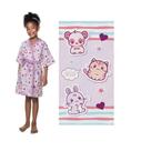 Kit Roupão Aveludado Quimono Estampado + Toalha Felpuda Banho Estampada PET LOVE 60 cm x 1,10 m