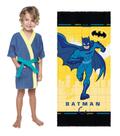Kit Roupão Felpudo Colorê Menino + Toalha Felpuda Batman