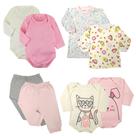 Kit Roupas de Bebê 8 Peças Enxoval Com Body e Mijão Algodão Kit Roupas de Bebê 8 Peças Enxoval Com Body e Mijão Algodão