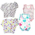 Kit Roupinhas De Bebê 6 Peças Conjunto Pijama E Body Regata Kit Roupinhas De Bebê 6 Peças Conjunto Pijama E Body Regata