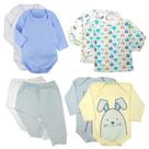 Kit Roupinhas de Bebê 8 Pças Camiseta Body e Mijão Promo