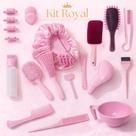 Kit Royal Completo Cabelo 6 Escovas 3 Pentes 12 Acessórios Profissionais + 20 Itens