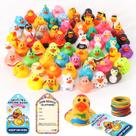 Kit Rubber Ducks ANGGIKO Cruise com 30 patos, 30 etiquetas e 30 pulseiras