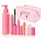 Kit Ruby Rose Natalia Beauty: Cleansing Oil, Gel Para Sobrancelhas, Cera Modeladora, Sérum Para Cílios e Lip Oil + Mimo