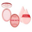 Kit Ruby Rose Pó Compacto Pure Matte + Esponja De Pó Cloud Puff Toque Suave e Longa Duração Finalização Perfeita