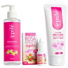 Kit Rugól Epilê Gel Facial + Rosa Mosqueta + Loção Hidratante