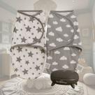 Kit Ruido Branco Sono E Cueiro Swaddle Casulo Para Bebê