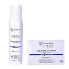 KIT Sabonete barra Uso Diário + Desodorante Spray Hipoalergênico Alergoshop 100ml