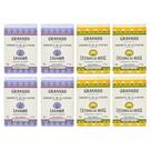 Kit Sabonete em Barra Granado de Glicerina Lavanda 04 unidades e Castanha do Brasil 04 unidades 90g Terrapeutics
