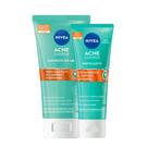 Kit Sabonete Gel de Limpeza Profunda Nívea + Esfoliante Acne Control Eficaz 75ml