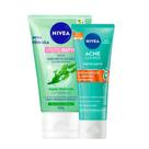 Kit Sabonete Gel Facial + Esfoliante Acne Control Nivea