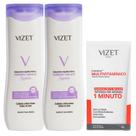 Kit Sabonete Íntimo + Regenerador Intensive para Cabelos Vizet