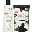 Kit Sabonete Líquido Lux Buquê de Jasmim Pele Aveludada Botanicals + Refil