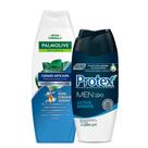 Kit Sabonete Líquido Protex Men Sport 250ml + Shampoo Anticaspa Classic 350ml Kit Sabonete Líquido Protex Men Sport 250ml + Shampoo Anticaspa Classic 350ml