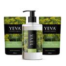 KIT Sabonete Líquido YEVA Natureza 500ml + 2 Refis 250ml KIT Sabonete Líquido YEVA Natureza 500ml + 2 Refis 250ml