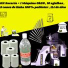 Kit sacarias 1 maquina newmaq gk + 10 agulhas + 5 cones de linha + 1lt oleo Kit sacarias 1 maquina newmaq gk + 10 agulhas + 5 cones de linha + 1lt oleo
