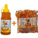 Kit - Sachê de Mel Puro 1 Kg + Mel Puro 280g - Florada Silvestre