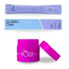Kit Sachê Gel Classic Clear Sem TPO 14g Pote ECO Vòlia Manicure Nail Designer Nail Art Alongamento Unha de Gel