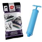 Kit Saco à Vácuo Multiuso 50x60cm + Bomba de AR Manual