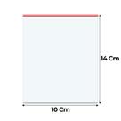 Kit Saco Celofane Transparente Adesivo Saquinho Adesivado Com 100 Unidades Gala