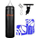Kit Saco De Boxe Profissional 120 Cm + Luva Bate Saco Pro Treino Boxe + Suporte Articulado Teto Gorilla