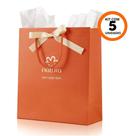 Kit Sacolas de Presente P Laço Natura (5 unidades)