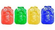 KIT Sacos 4 Cores Para Lixo 20 Litros Normal (100 Un) Cj (verde + Amarelo + Azul +Vermelho) KIT Sacos 4 Cores Para Lixo 20 Litros Normal (100 Un) Cj (verde + Amarelo + Azul +Vermelho)