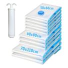 Kit Sacos À Vácuo 5un 50x60 3un 60x80 2un 70x110cm + Bomba