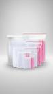 Kit Sacos Herméticos Zip Freezer 100un 4 Tamanhos Kit Sacos Herméticos Zip Freezer 100un 4 Tamanhos