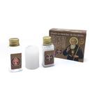Kit Sacramental Oração de São Bento - Água Vela E Sal