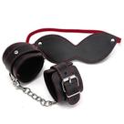 KIT SADO LUXO PRETO E VERMELHO COM ALGEMA E VENDA EM material sintético KIT SADO LUXO PRETO E VERMELHO COM ALGEMA E VENDA EM material sintético