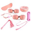 Kit Sadomasoquista BDSM Completo 7 Peças - Rosa