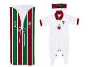 kit Saida de Maternidade Bebe Fluminense Menina Recem Nascido kit Saida de Maternidade Bebe Fluminense Menina Recem Nascido