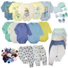 Kit Saída De Maternidade Body E Mijão Roupa De Bebê 36 Peças Kit Saída De Maternidade Body E Mijão Roupa De Bebê 36 Peças