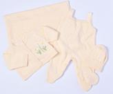 Kit saída de maternidade leslie amarelo mini lady.