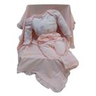 Kit Saída Maternidade 3 Pçs Bebê Menina LeBhua Paraiso 14421