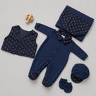 Kit Saída Maternidade Bebê Menino RN Antialérgico Luxo Kit Saída Maternidade Bebê Menino RN Antialérgico Luxo