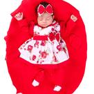Kit Saída Maternidade Conjunto Menina Charmosinha Luxo 05 Peças 100% Algodão Kit Saída Maternidade Conjunto Menina Charmosinha Luxo 05 Peças 100% Algodão