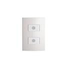 Kit Saída para Fio com Placa Branca Brilhante Lunare Up Schneider S411100