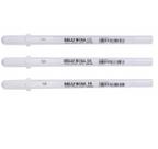 Kit Sakura Gelly Roll branca 0.5 - 0.8 e 1.0