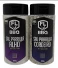 Kit sal de parrilla carne cordeiro alho flbbq kit churrasco - kit flbbq